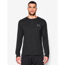 Лонгслів Under Armour Henley T-Shirt Asphalt Heather