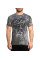 Футболка Affliction Serpent Command Silver Lava Wash