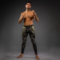 Компресійні штани Venum Invader Spats Black Sand