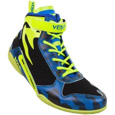 Боксерки Venum Giant Low Loma Edition Boxing Shoes Blue Yellow