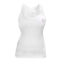 Жіноча майка Bad Girl Ribbed Vest White-Purple