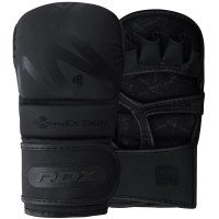 Рукавиці для ММА RDX T15 Noir Hybrid Mma Grappling Gloves Black