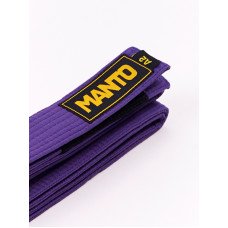 Пояс для кимоно MANTO Logotype BJJ Belt Purple