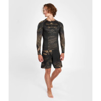 Рашгард Venum Gorilla Jungle Rashguards Long Sleeve - Sand Black