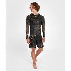 Рашгард Venum Gorilla Jungle Rashguards Long Sleeve - Sand Black