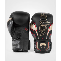 Боксерські рукавички Venum Elite Evo Boxing Gloves - Black Gold Red