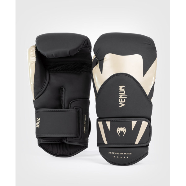 Боксерські рукавиці Venum Challenger 4.0 Boxing Gloves Black Beige