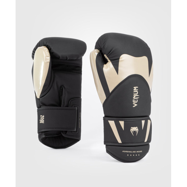 Боксерські рукавиці Venum Challenger 4.0 Boxing Gloves Black Beige