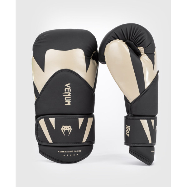 Боксерські рукавиці Venum Challenger 4.0 Boxing Gloves Black Beige