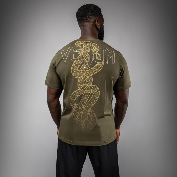 Футболка Venum Serpenti T-Shirt Khaki Bronze Ivory