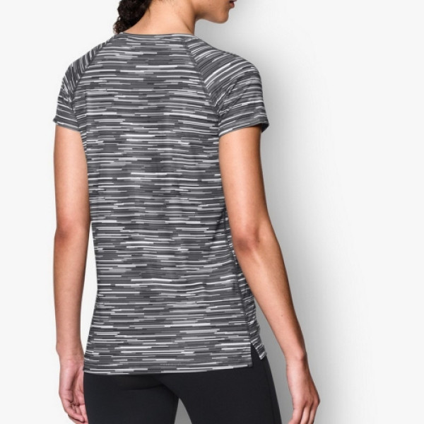 Жіноча футболка Under Armour Mesh Printed V-Neck White