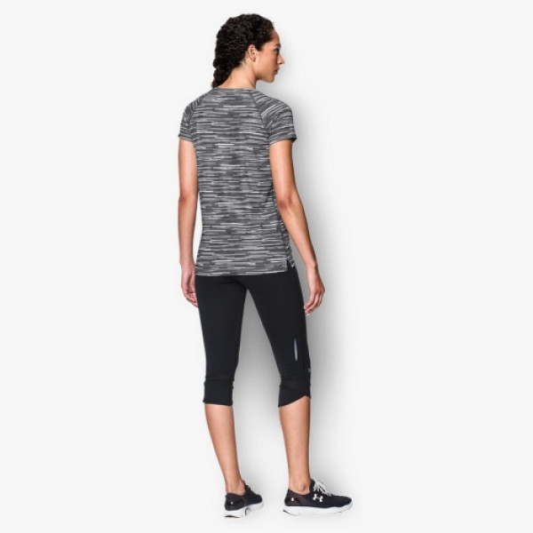 Жіноча футболка Under Armour Mesh Printed V-Neck White