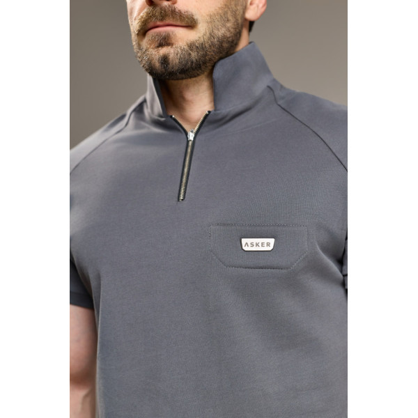 Футболка-поло ASKER Urban Warrior Polo Grey