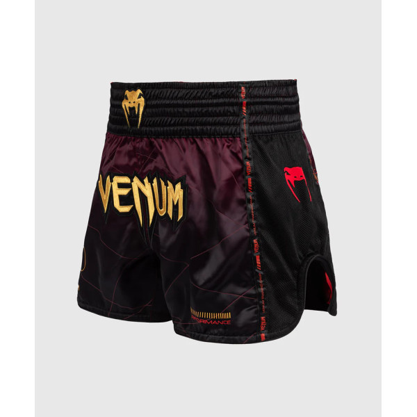 Тайські шорти Venum Tactical XT Muay Thai Shorts - Black/Burgundy/Gold