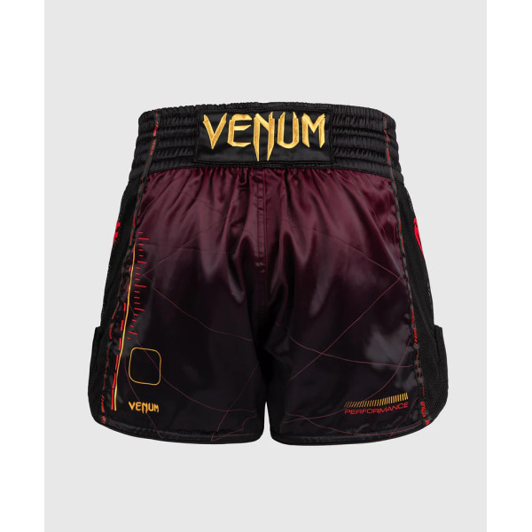 Тайські шорти Venum Tactical XT Muay Thai Shorts - Black/Burgundy/Gold