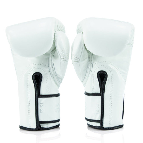 Боксерські рукавиці Fairtex X Glory Kickboxing Competition and Training Gloves BGVG3 White Silver