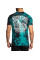 Футболка Affliction Long Road A24543 Teal Lightning Wash
