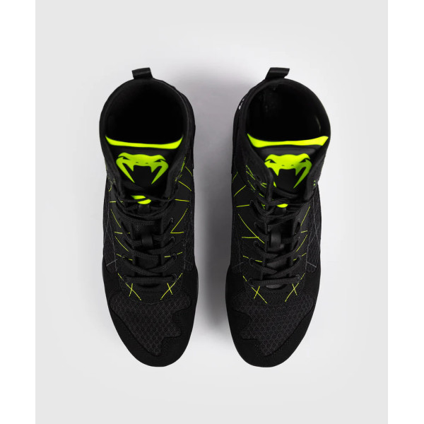 Боксерки Venum Training Camp 4.0 Boxing Shoes Black Neon Green