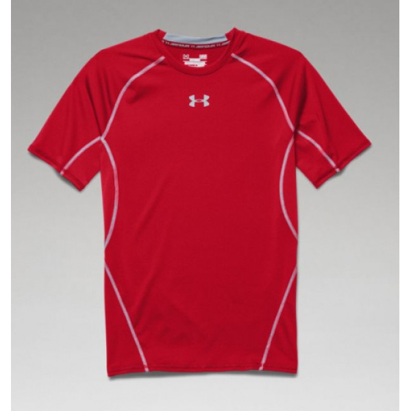 Компресійна футболка Under Armour HeatGear® Armour Short Sleeve Compression Shirt Red