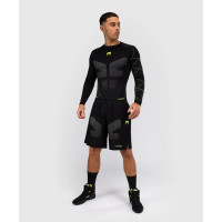Рашгард Venum Training Camp 4.0 Long Sleeve Rashguard - Black/Neon Green