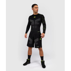 Рашгард Venum Training Camp 4.0 Long Sleeve Rashguard - Black/Neon Green