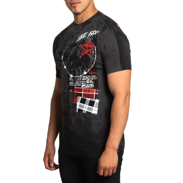 Футболка Affliction Halifax Maniacs Tee Charcoal
