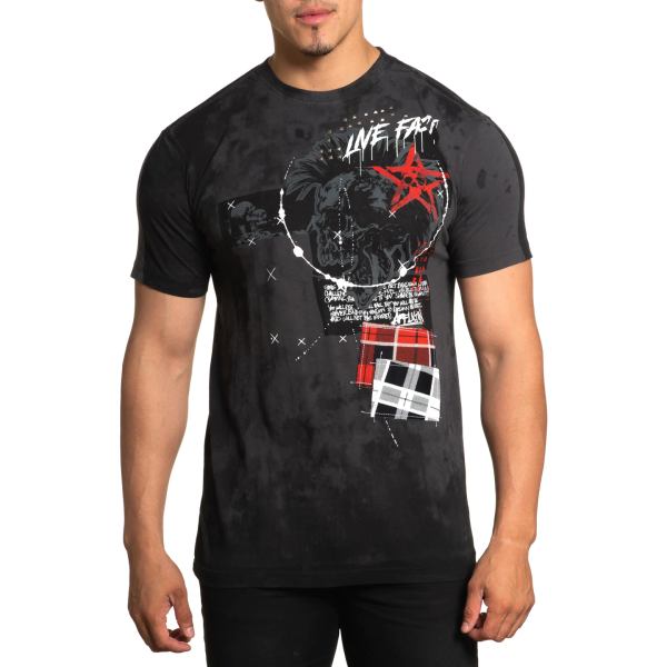 Футболка Affliction Halifax Maniacs Tee Charcoal