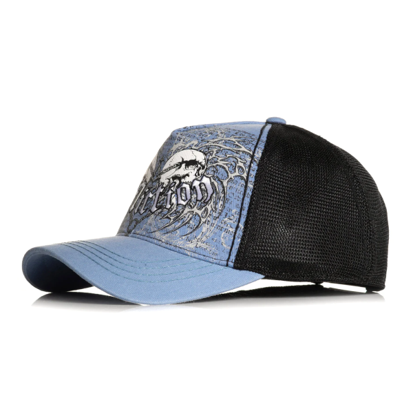 Кепка Affliction Collapse Hat Sky Blue Pigment Dye