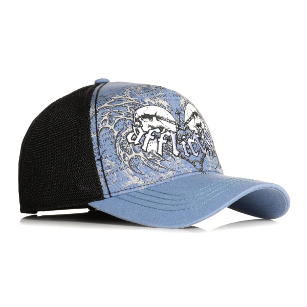 Кепка Affliction Collapse Hat Sky Blue Pigment Dye