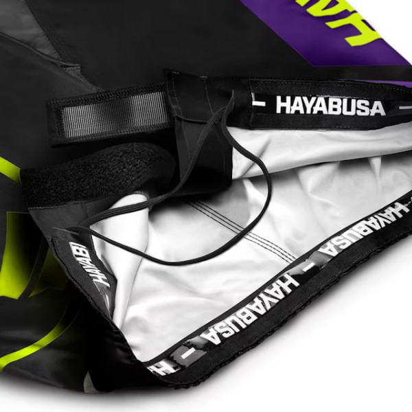 Шорти для MMA Hayabusa Icon Mid-Thigh MMA Shorts Black Neon