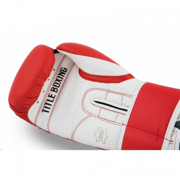 Боксерські рукавиці TITLE Pro Style Leather Training Gloves 3.0 Red