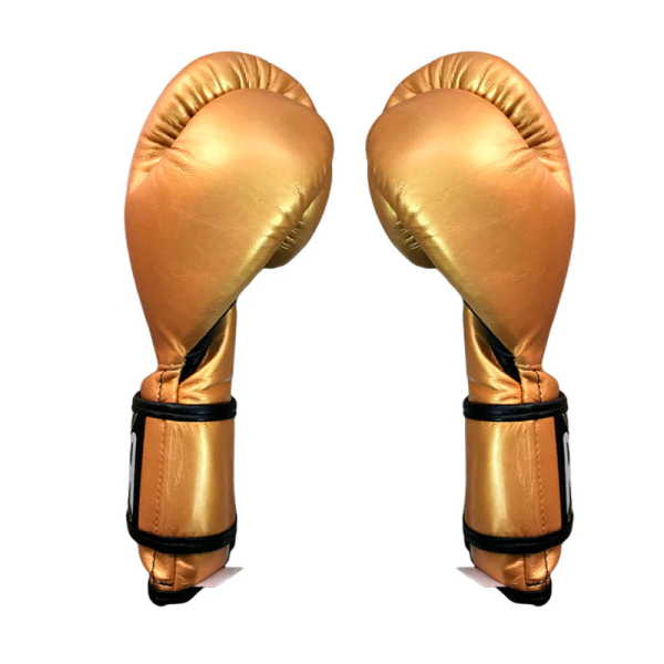 Боксерські рукавиці Cleto Reyes Leather Contact Closure Gloves Gold