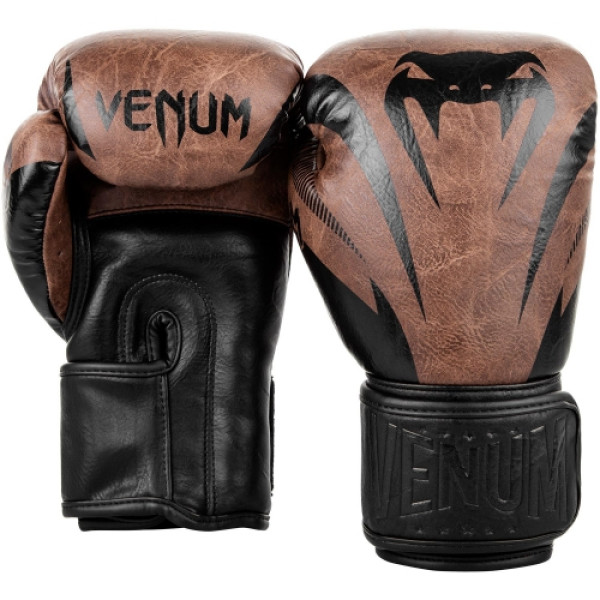 Боксерські рукавиці Venum Impact Classic Boxing Gloves Black Brown