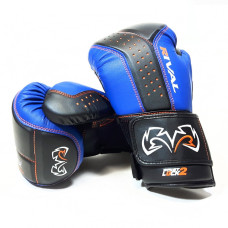 Боксерские перчатки Rival RB10 Intelli-shock Bag Gloves Black/Blue