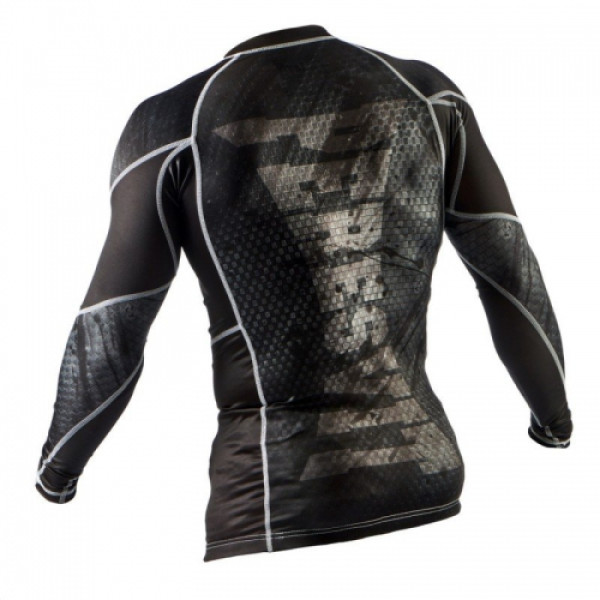 Рашгард Peresvit Immortal Silver Force Rashguard Long Sleeve Black Rain