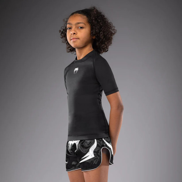 Дитячий рашгард Venum Contender Kids Rashguards Short Sleeves - Black