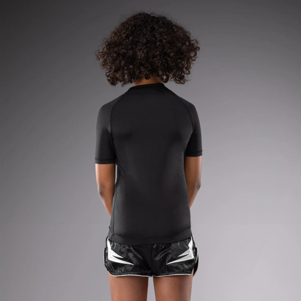 Дитячий рашгард Venum Contender Kids Rashguards Short Sleeves - Black