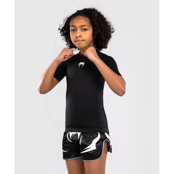 Дитячий рашгард Venum Contender Kids Rashguards Short Sleeves - Black