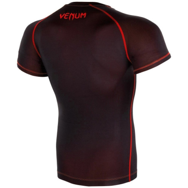 Компресійна футболка Venum Contender 3.0 Compression T-shirt Short Sleeves Black/Red