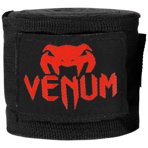 Боксерские бинты Venum Boxing Handwraps - 4m Black Red