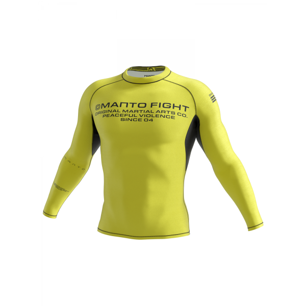 Рашгард MANTO Long Sleeve Rashguard Future Yellow