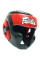Боксерський шолом Fairtex HG13 Extra Vision Head Guard Black Red