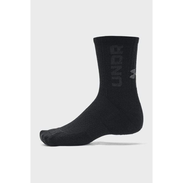 Шкарпетки Under Armour 3-Maker 3pk Mid Crew Black
