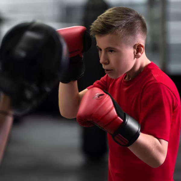 Дитячі боксерські рукавиці Hayabusa T3 Kids Boxing Gloves Red Black