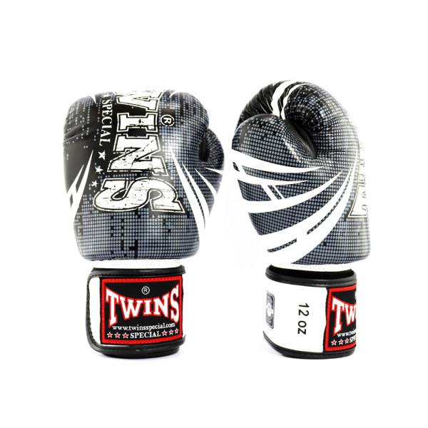 Боксерські рукавиці Twins Fancy FBGVL3-TW5 White Black