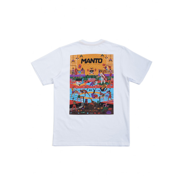 Футболка MANTO T-shirt Gym 2.0 White