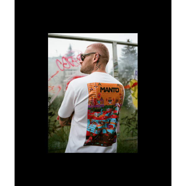 Футболка MANTO T-shirt Gym 2.0 White