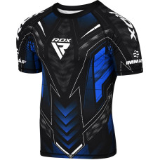 Компресійна футболка RDX IMMAF Approved Half Sleeves Blue
