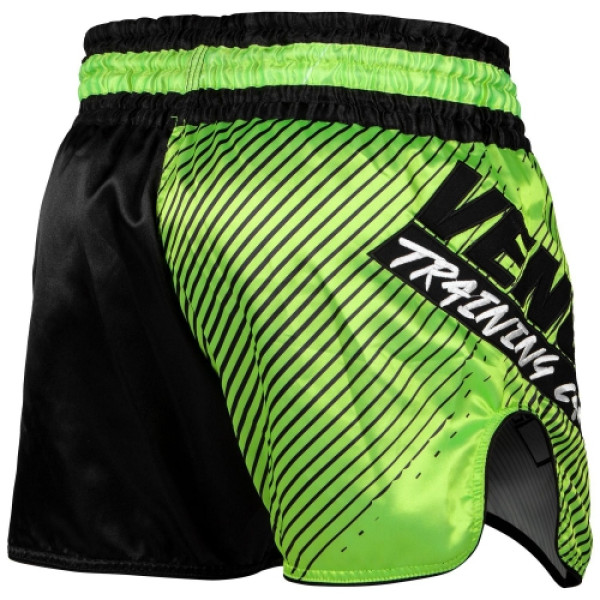 Шорти для тайського боксу Venum Training Camp 2.0 Muay Thai Shorts Black Neo Yellow