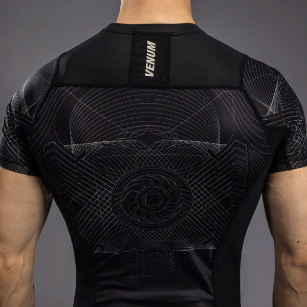 Рашгард Venum G-Fit Air Men's Short Sleeve Rashguard Deep Black Desert Sand